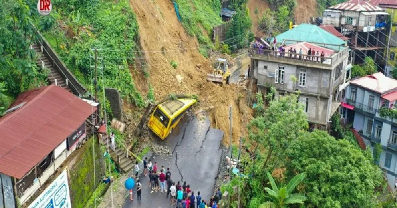 Mizoram: One dead due to continuous heavy rains, landslide in Serchhip