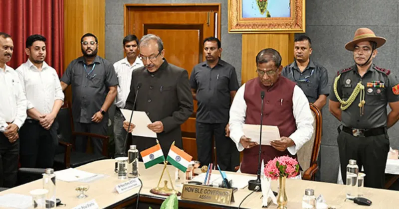 Assam Governor administers oath to State Election Commissioner in Guwahati