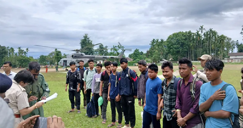 Indian Air Force rescues 14 stranded individuals in flood-hit Arunachal Pradesh