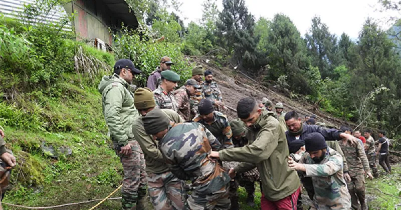3 Indian Army personnel dead, 6 missing after landslide hits Sikkim military camp