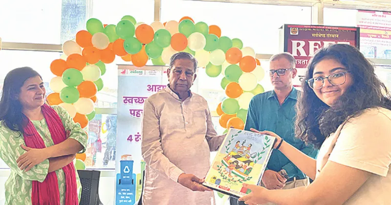 Ghanshyam Tiwari launches cleanliness drive in Jaipur