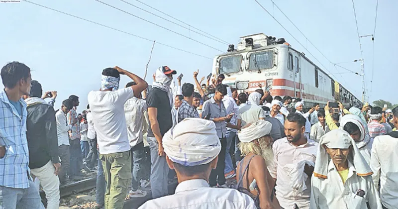 Train services disrupted after Gurjar community blocks tracks in Bayana