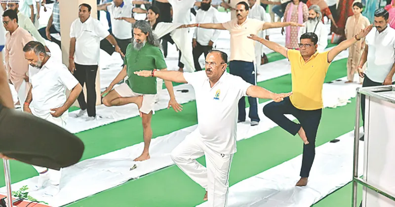 Make yoga a part of life, asserts Speaker Devnani