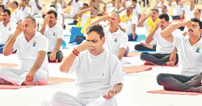 YOGA IS UNITY OF MIND, ACTION & SELF-DISCIPLINE: CM SHARMA