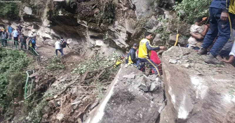 Landslide at Yamunotri Dham Yatra route: Relief and rescue work underway, says CM Dhami