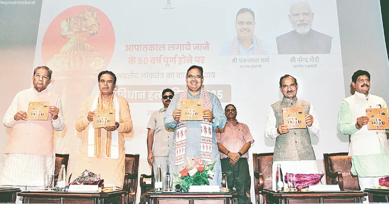 Constitution Club hosts Emergency remembrance, CM releases a book