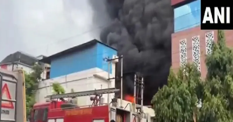Fire accident in a private firm in Noida Sector 2