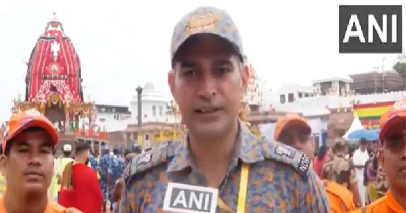 Odisha: NSG, NDRF deployed as lakhs of devotees gather in Puri for Jagannath Rath Yatra