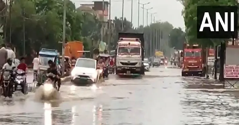 Uttar Pradesh's Hapur city faces severe waterlogging after heavy rainfall