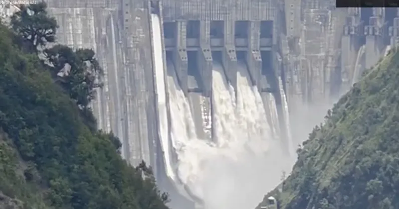 J-K: Three gates of Baglihar dam opened as Chenab river swells after heavy rainfall
