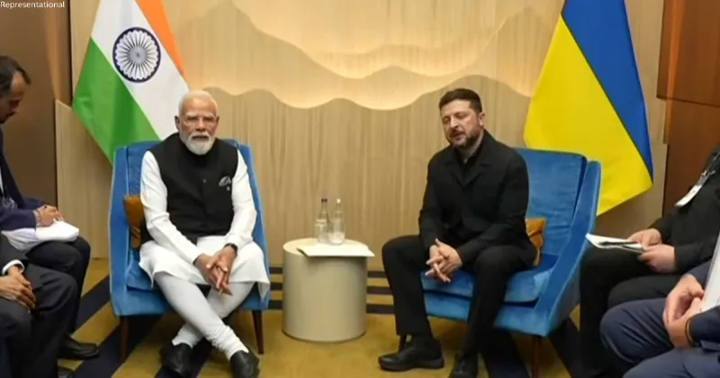 PM Modi holds bilateral meeting with Ukrainian President Volodymyr Zelenskyy on sidelines of G7 Summit: