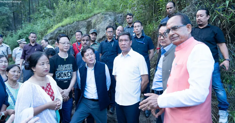 Shivraj Chouhan, Kiren Rijiju visit flood-hit Arunachal Pradesh, assure Centre's assistance