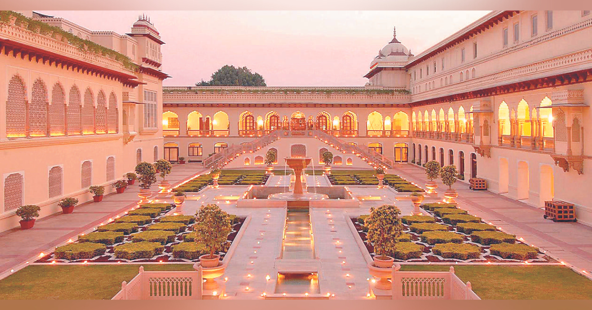 RAMBAGH PALACE THE JEWEL OF JAIPUR