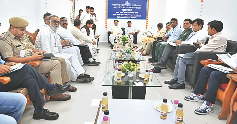 Meghwal chairs BKN Nal Airport meeting, stresses more flights