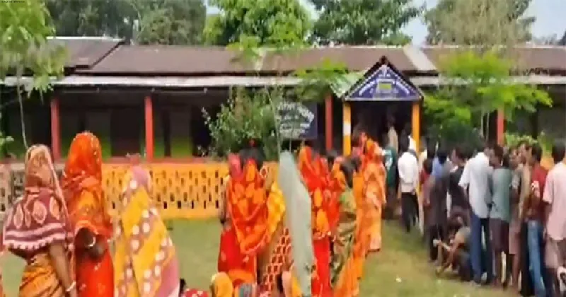 Assam: Re-polling underway at 43 stations across 5 districts in first phase of Panchayat Elections