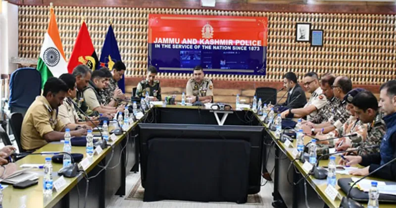 IGP Kashmir chairs joint security review meeting at PCR Kashmir