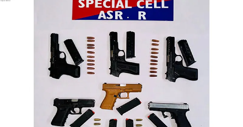 Three held in Amritsar for links to UK-based gangsters; weapons recovered