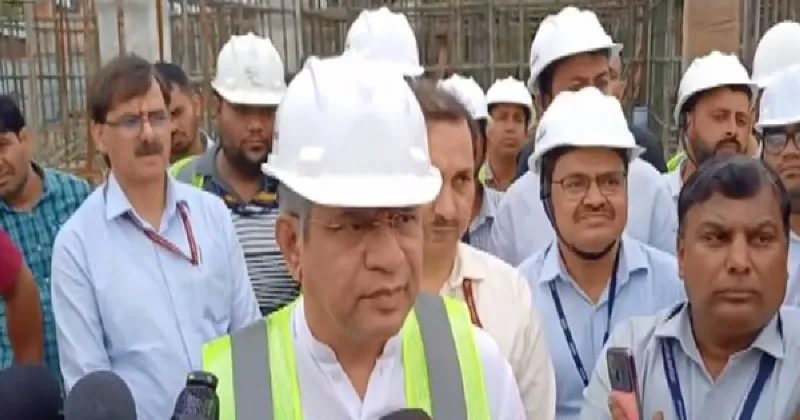 Rajasthan: Union Minister Ashwini Vaishnaw inspects reconstruction of Jodhpur Railway station