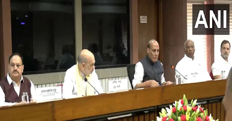 Centre convenes all-party meeting amid heightened tensions with Pakistan