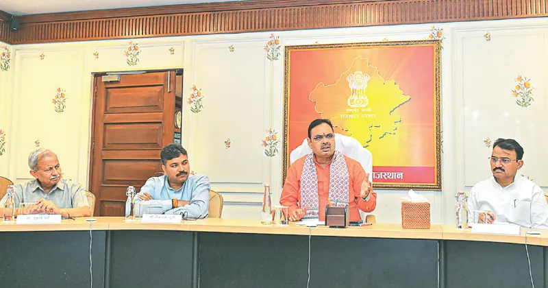 CM Sharma chairs all-party meet on preparedness in border areas