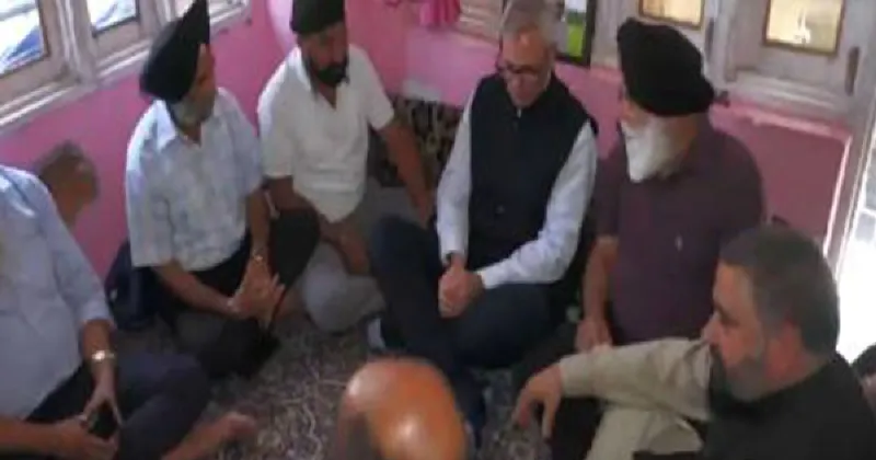 JK CM Omar Abdullah, LG Manoj Sinha visit families of victims in Poonch after India-Pak understanding