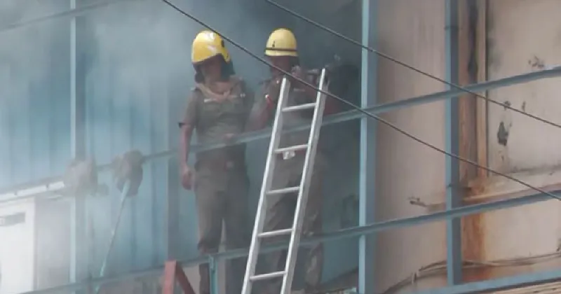 Fire breaks out at Chennai's Shoba Textiles, no casualties reported