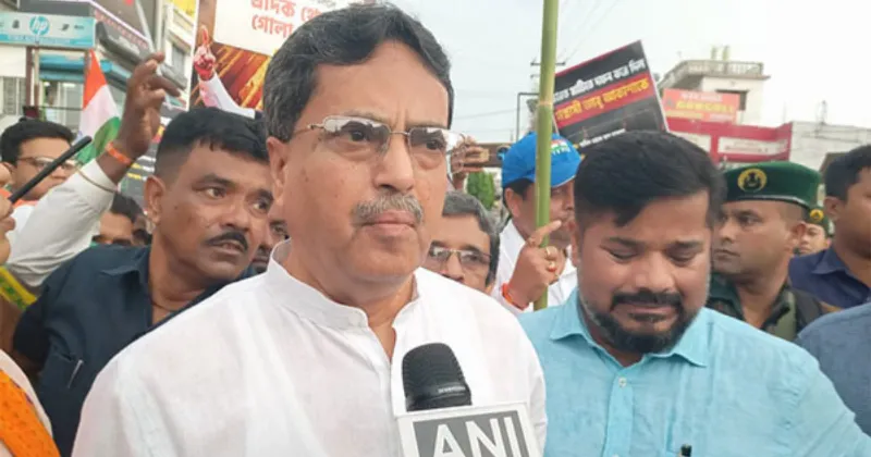 Tripura CM Manik Saha joins BJP's Tiranga Yatra in Agartala