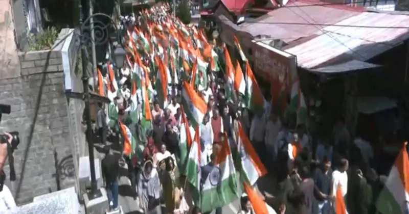 Himachal BJP hold Tiranga Yatra in Shimla to honour armed forces' valour following 'Operation Sindoor'