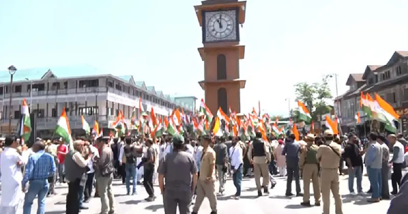 BJP organises 'Tiranga Rally' in Srinagar following Operation Sindoor