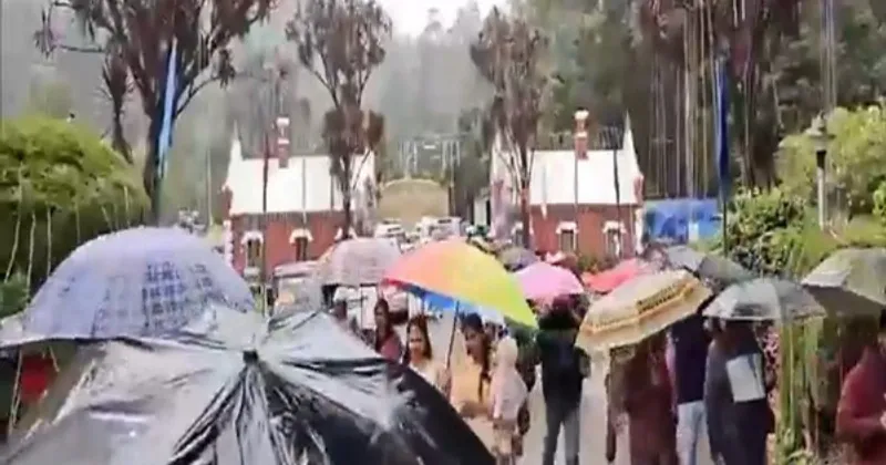 Tamil Nadu: Rain lashes in parts of Nigiris district