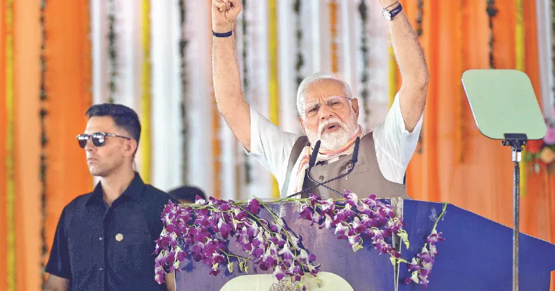 IN UP’S KANPUR, PM MODI DELIVERS HARD-HITTING REPLY TO ENEMY ON TERRORISM IN KANPURIYA STYLE