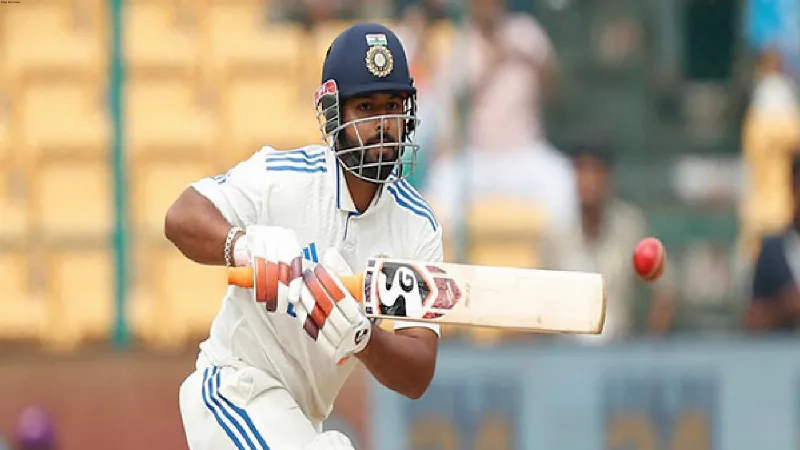 Ajaz troubles India during 147-run chase, Pant's fifty keeps trouble at bay (Day 3, Lunch)