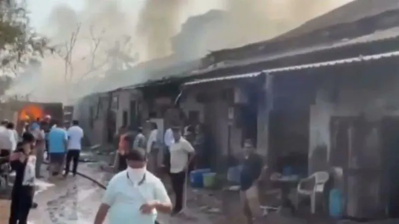 Three workers killed, three injured in fire caused by chemical leak at godown in Gujarat