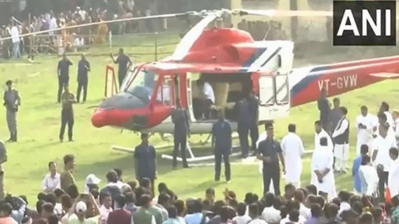 Rahul Gandhi's chopper stopped from take off due to ATC non-clearance