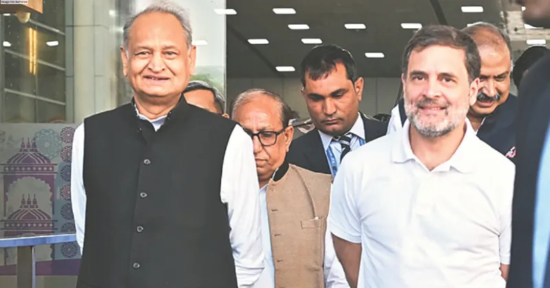 ‘Powerful’ bond! Gehlot welcomes RaGa in Jaipur