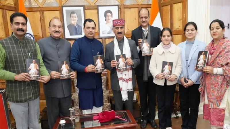 Himachal CM Sukhu releases book on Sardar Vallabhbhai Patel's life