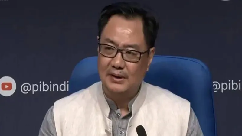 President Murmu to address both Houses of Parliament on Constitution Day tomorrow: Union Minister Kiren Rijiju