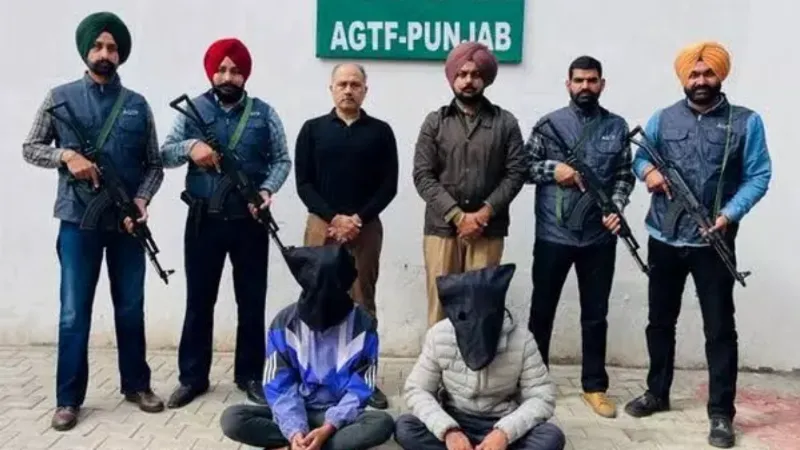 Jalandhar Police arrest two associates of the Lawrence Bishnoi Gang after a shootout