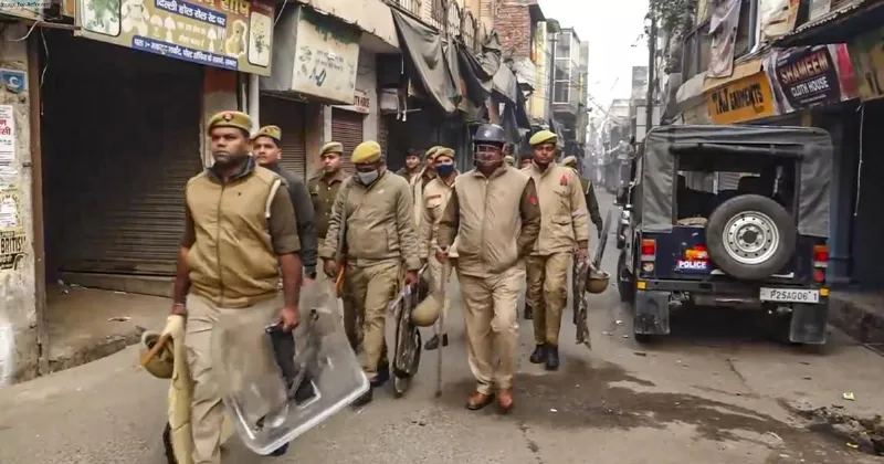 Uttar Pradesh: Police hold flag march near Shahi Jama Masjid after violence in Sambhal over survey