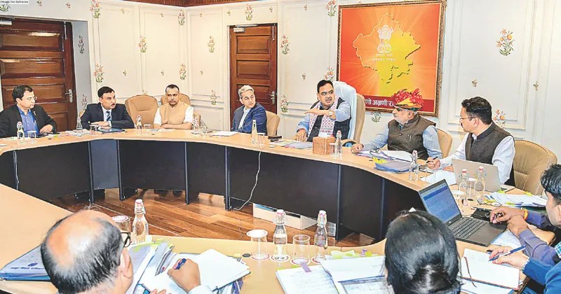 CM Sharma holds marathon meets of UDH, RHB & LSG departments