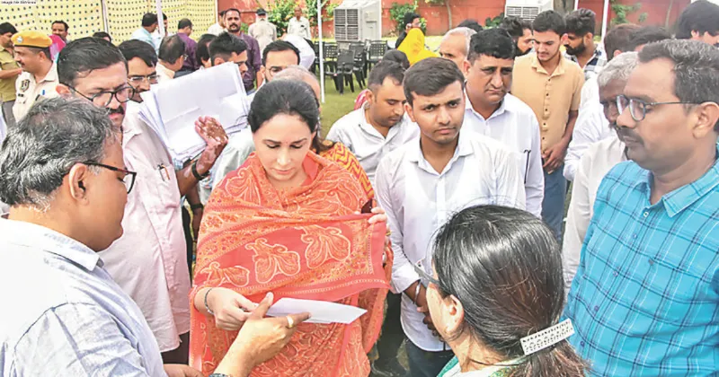 Diya Kumari holds public hearing