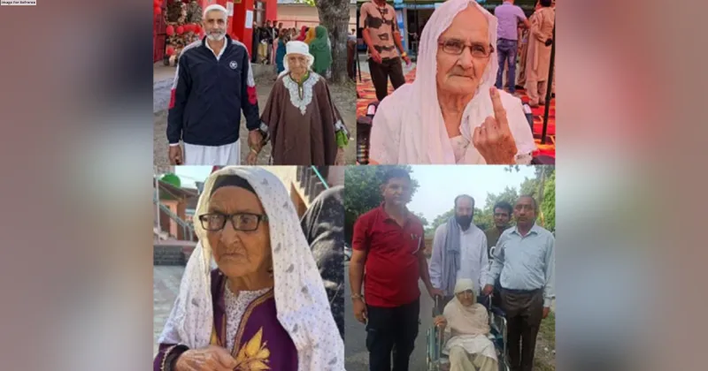 JK Assembly Polls: Elderly join in the voting spirit of Jashn-e-Jamhuriyat in Phase 3