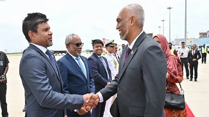 Maldives President Muizzu departs on inaugural bilateral visit to India