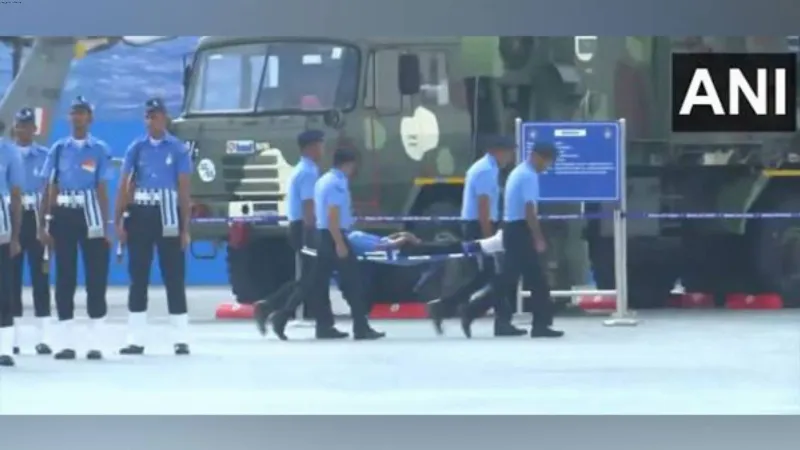 TN: IAF jawan faints during Air Force anniversary event, days after Chennai Air Show deaths