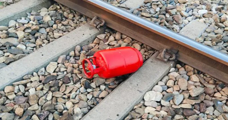 FIR registered after empty cylinder found on railway track between Landaura and Dhandhera