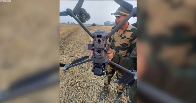 BSF along with Punjab Police recover made-in-China drone in Tarn Taran