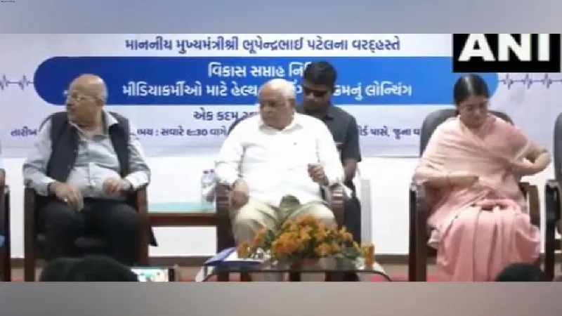 Gujarat CM Bhupendra Patel inaugurates statewide health checkup camp under 'Fit India, Fit Media' during Vikas week