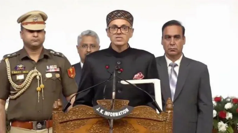 Omar Abdullah sworn in as first Chief Minister of Union Territory Jammu and Kashmir