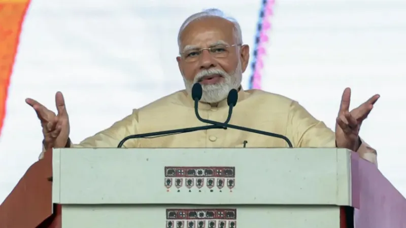 Gujarat: PM Modi lays foundation stone of various projects worth Rs 4,800 crore in Amreli