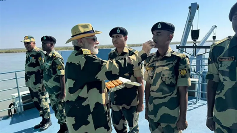 PM Modi spends Diwali with troops in Kachchh, Gujarat